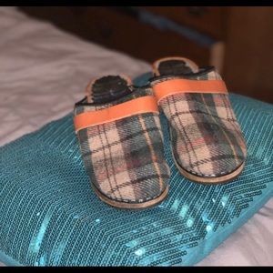 Swedish Plaid Clogs